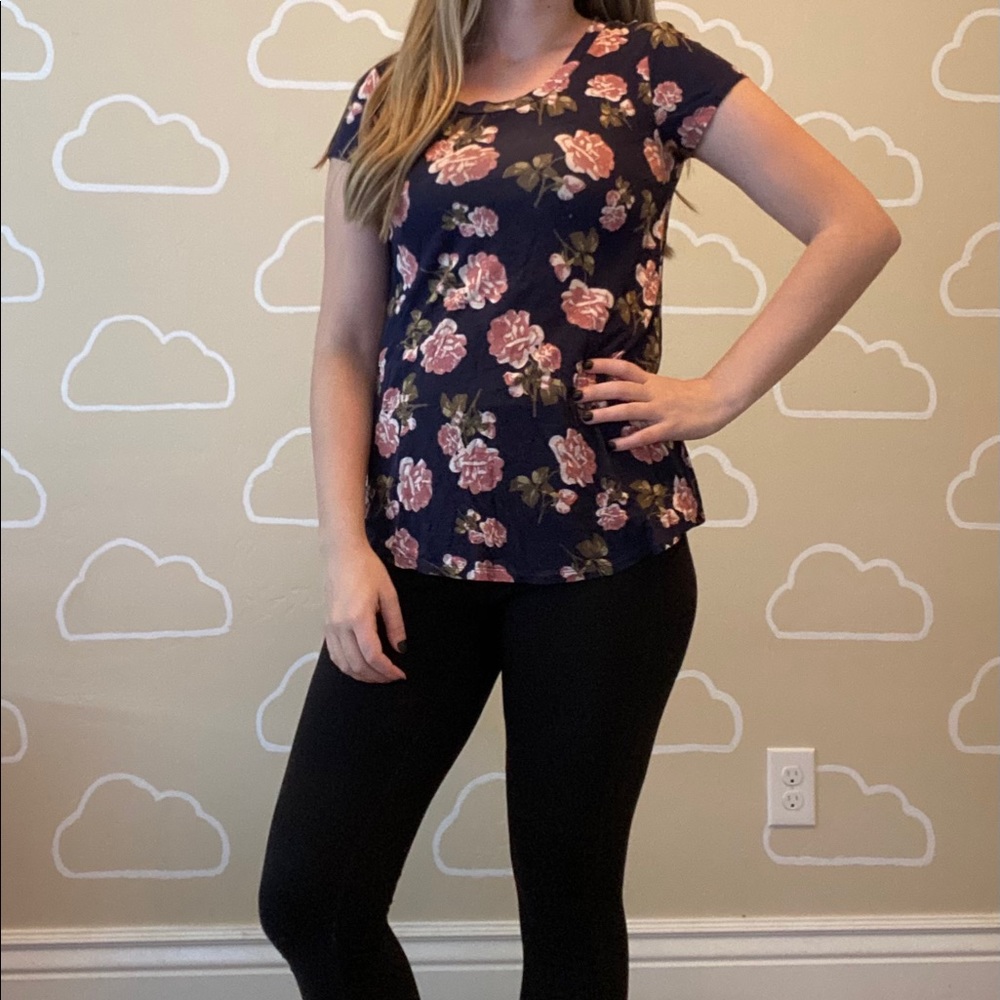 Floral Downeast top